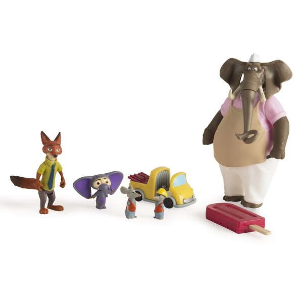 Coffret de figurines Zootopie : Opération Redwood - Tomy-L70904