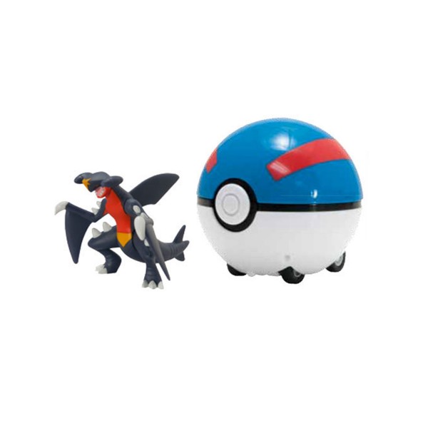 Coffret figurines et Poké Ball : Super Catch'N return Pokémon : Carchacrok - Tomy-T18034-Carchacrok