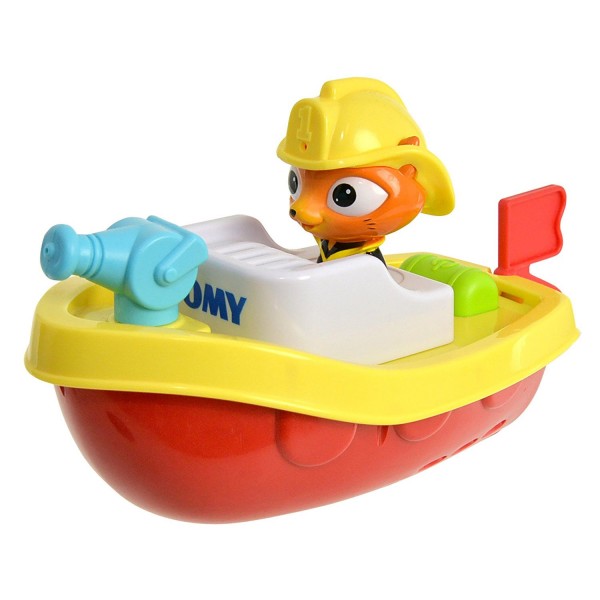 Jouet pour pour le bain : Mon bateau de pompier Tut & Go - Tomy-E72425