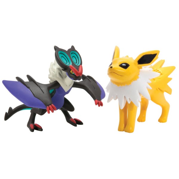 Mini figurines Pokémon XY : Bruyverne vs Voltali - Tomy-T18530-T18068
