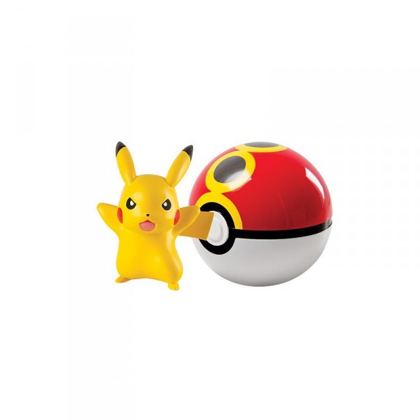 Pokemon : Poke Ball XY Clip n'Carry pikachu bis ball - Tomy-T18532-T18830