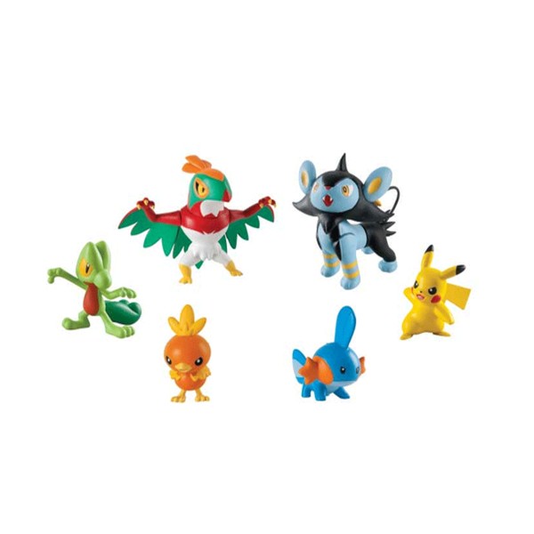 Figurines de Combat Pokemon : Pikachu vs Hoopa enchaîné - Tomy-T18445-T8865