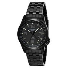 Torgoen - T05207 - Montre Homme - Quartz Analogique - Bracelet Acier Inoxydable Noir 