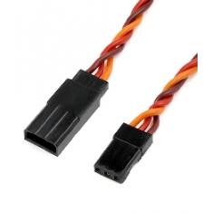 Rallonge servo tressées JR/Hitec HD 22AWG (0.64mm diam - 0.326mm2 sect) - 15cm