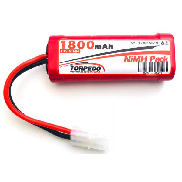 Accu Nimh 1800mAh 7.2V tamiya Torpedo - TOR-1800NH72TAM-L