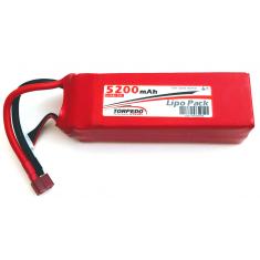 Accu Lipo 5200mAh 4S 14.8V 45C Tplug-Dean Torpedo