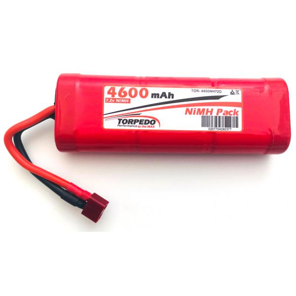 Accu Nimh 4600mAh 7.2V Tplug-Dean Torpedo - TOR-4600NH72D