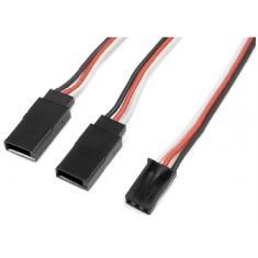 Cordon Y Futaba HD 22AWG (0.64mm diam - 0.326mm2 sect) - 15cm