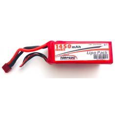 Accu Lipo 1450mAh 6S 22,2V 45C Tplug-Dean Torpedo