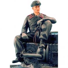 Figurine 1/16e Kit Figure German Tank Commander Sitting