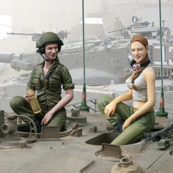Figurine 1/16e Kit IDF FemaleTank Crew Set - 2222000227