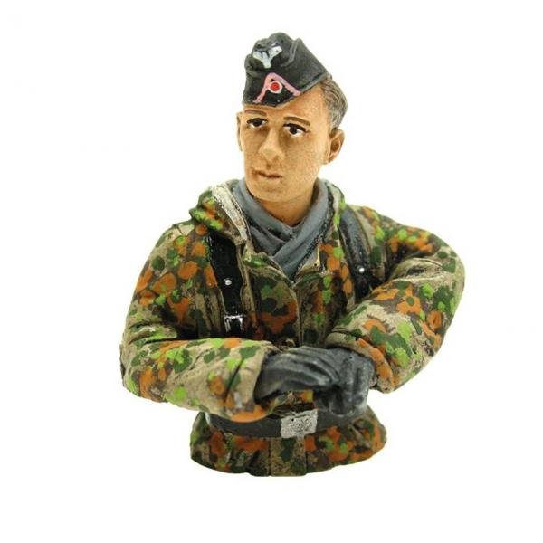 Buste 1/16 Pilote char allemand WWII camouflage - 222285130