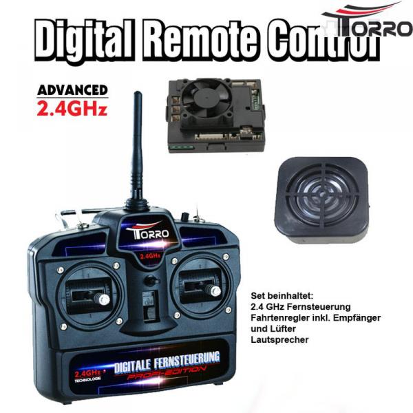 Radio Commande Char RC 1/16e Complete Set 2.4 GHz - 1275100007