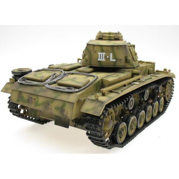Char 1/16 Panzer III Ausf. L Desert Camouflage BB sons et fumées - 1111703633