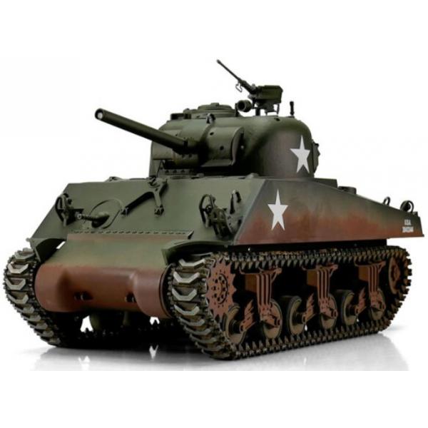 Torro RC M4A3 Sherman 1:16 75mm vert IR fumée - 11512-GN