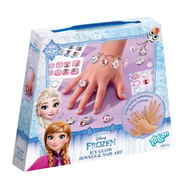 Création de bijoux et vernis à ongles Icy Glow La Reine des Neiges (Frozen) - Totum-BJ680111