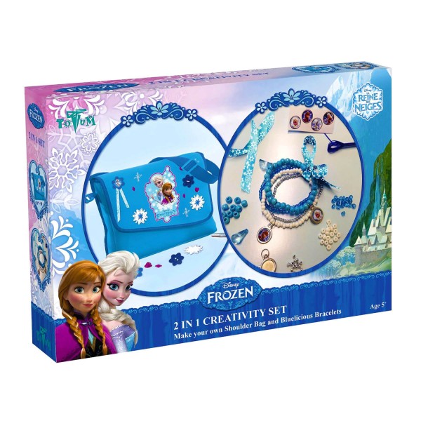 Kit créatif 2 en 1 la Reine des Neiges (Frozen) - Totum-BJ681002