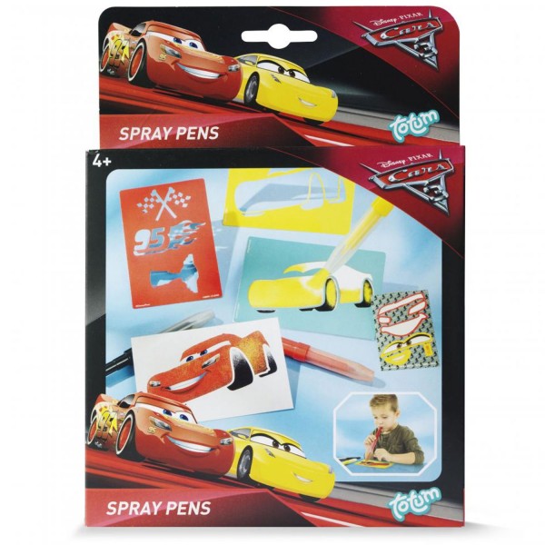 Coloriage Cars 3 : Spray pens - Totum-BJ140097