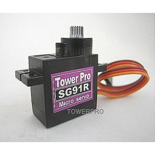 Micro Servo TowerPro SG91R 9g Pignon 1/2 Metal - TWP-SG91R-MET