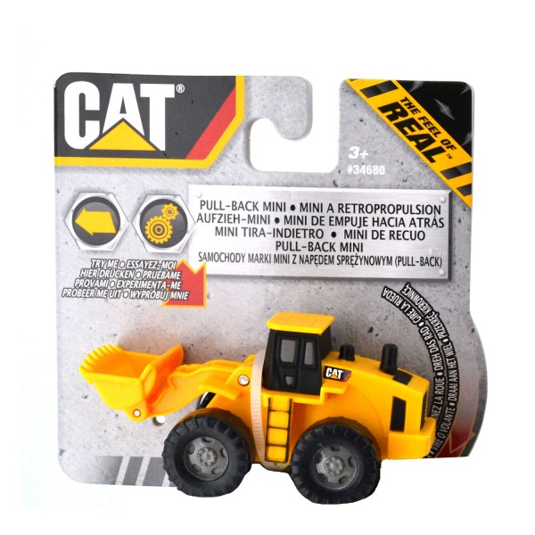 Engin de chantier Cat : Mini pelle à rétropropulsion - Toystate-34680-2