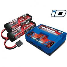 Pack Chargeur 2972G + 2 x Lipo 3S 5000mah 2872X Traxxas