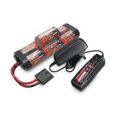 Pack Chargeur 2969G + 1 X Ni-Mh 8,4V 3000 Mah 2926X Prise Traxxas - Traxxas