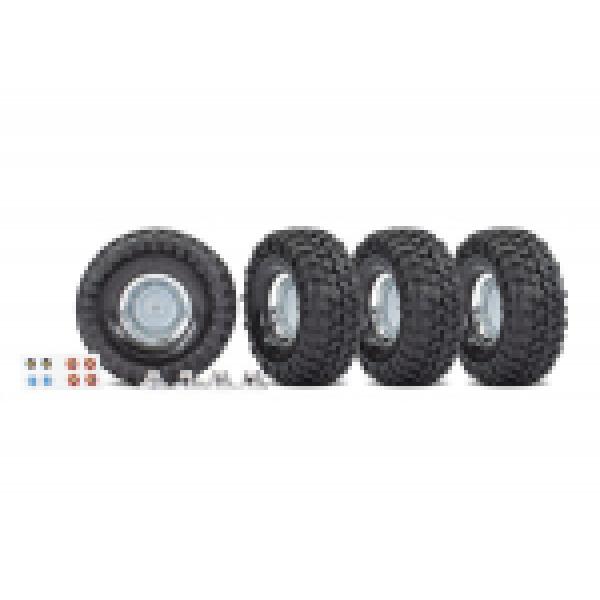 Traxxas Pneus et roues assemblés collés Canyon Trail 4.6x1.9" (nécessite 8255A) - TRX8166X