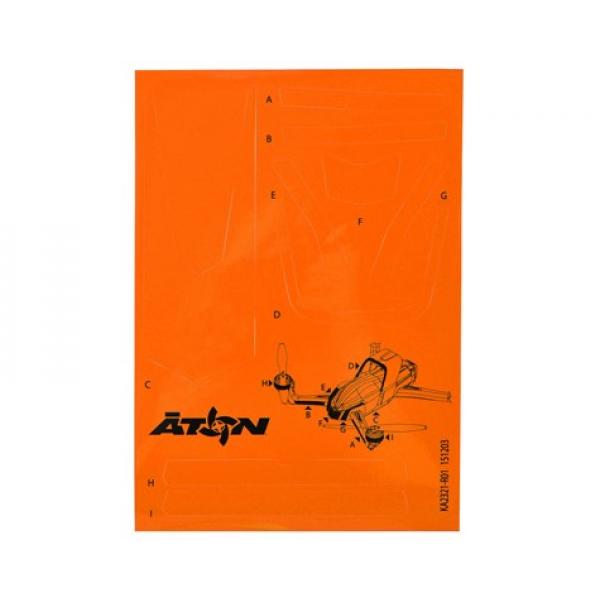 Autocollants Orange - Aton - TRX7982