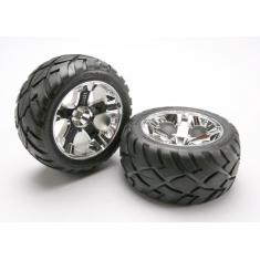 Roues Montees Collees Anaconda Arriere Pour Nitro/Avant Electrique(2)