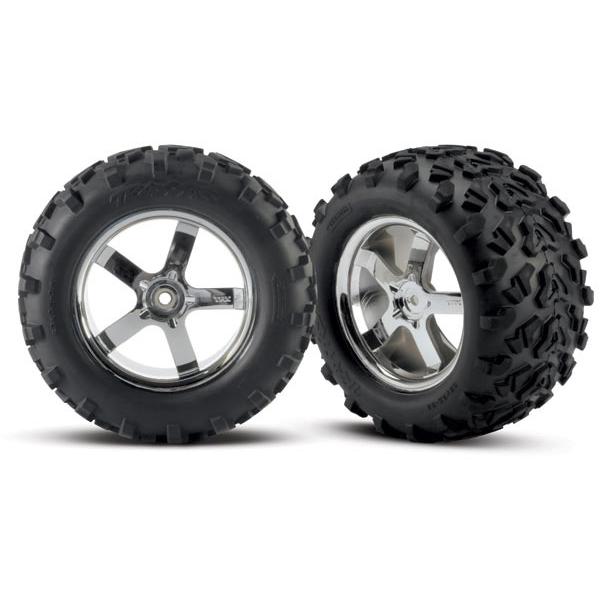 Roues Montees Collees Maxx 6.3 Revo/Maxx (2) - TRX4973R