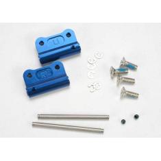 Supports De Triangles Arriere 6061-T6 Alu Anodises Bleu (2)