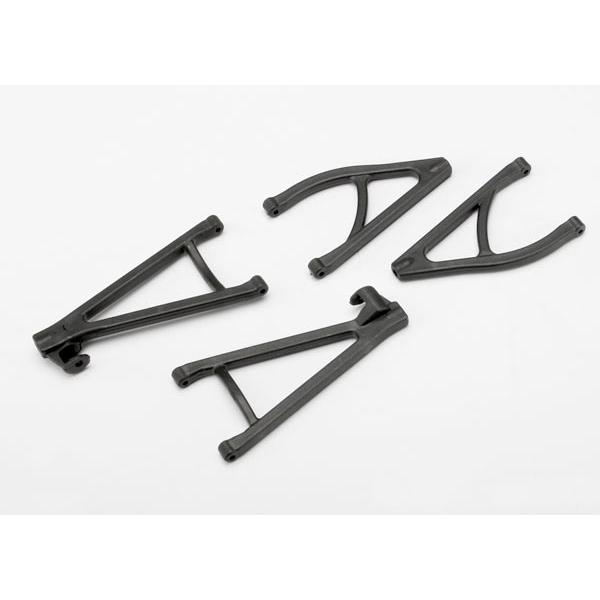 Suspension arm set, rear (includes upper right & left and lower right & left arms) (1/16 E-Revo) - TRX7132