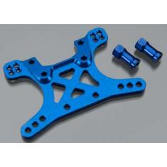 Support D'Amortisseur Avant 7075-T6 Alu Anodise Bleu Xo-1