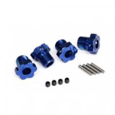 Hexagones De Roues Anodises Bleu 17Mm (4) - Traxxas