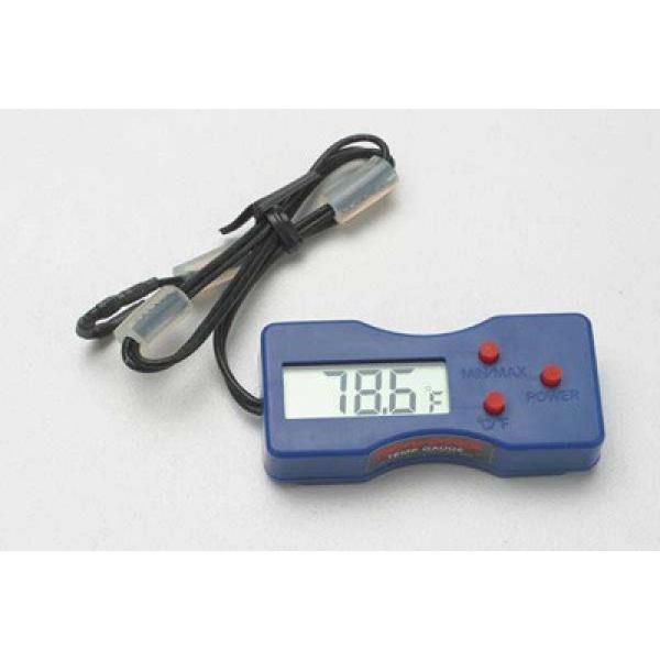 Temp gauge, blue (On-board engine tuning aid, digital LCD readout, new style with max. temp. memory) - TRX4091
