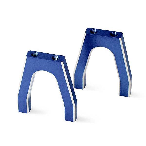 Fixations De Servo Gaz/Frein Alu Anodise Bleu - TRX4919X