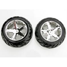 Roues Arriere Montees Collees Anaconda Jantes Chrome Electrique (2)