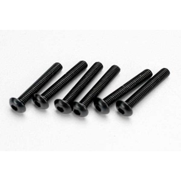 Screws, 3x18mm button-head machine (hex drive) (6) Traxxas - TRX2583