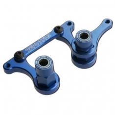 Renvoi De Sauve-Servo T6 Alu Anodise Bleu Assemble (3)