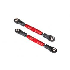 Biellettes De Carrossage Avant Alu  83Mm Anodisees Rouges (2) - Traxxas