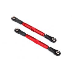 Biellettes De Carrossage Arriere Alu  73Mm Anodisees Rouges (2) - Traxxas