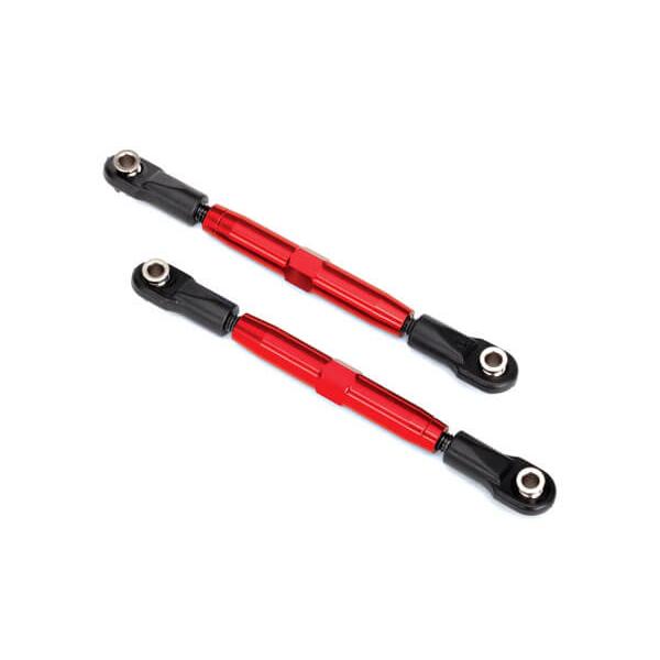 Biellettes De Carrossage Arriere Alu  73Mm Anodisees Rouges (2) - Traxxas - TRX3644R