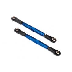 Biellettes De Carrossage Arriere Alu  73Mm Anodisees Bleues (2) - Traxxas