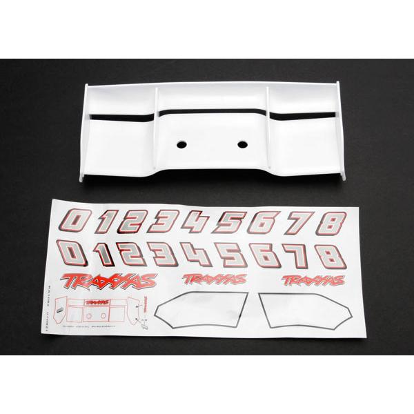 Aileron Revo Blanc 1/16 + Autocollants - TRX5412