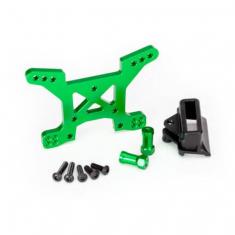 Support D'Amortisseurs Avant Alu Anodise Vert - Traxxas