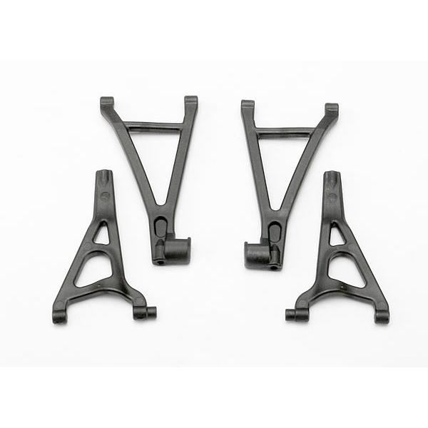 Suspension arm set, front (includes upper right & left and lower right & left arms) (1/16 E-Revo) - TRX7131