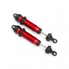 Amortisseurs Avant Gtr 134Mm Alu Anodises Rouge Filetes(2) - Traxxas