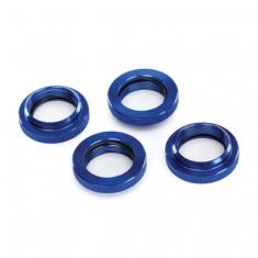 BAGUE DE RESSORT REGLABLE ALU ANODISEES BLEU X-MAXX TRAXXAS