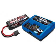 Pack Chargeur Live 2971G + Lipo 4S 5000mAh 2889X Prise Traxxas iD