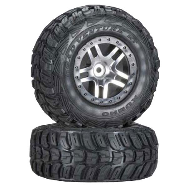 Roues Montees Collees Kumho Pour 4X4 Avant/Arriere -4X2 Arriere - TRX6874R